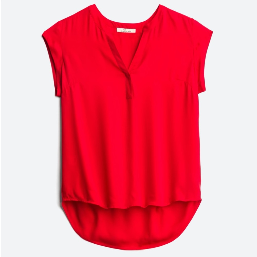 Red Bailyn Blouse